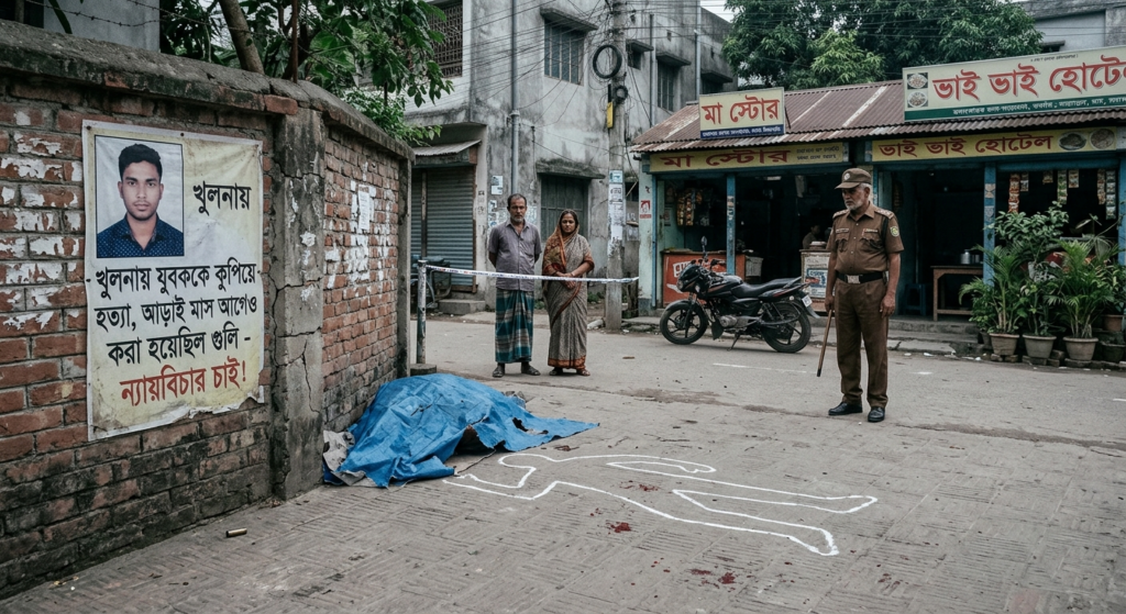 খুলনায় যুবককে কুপিয়ে হত্যা, আড়াই মাস আগেও করা হয়েছিল গুলি