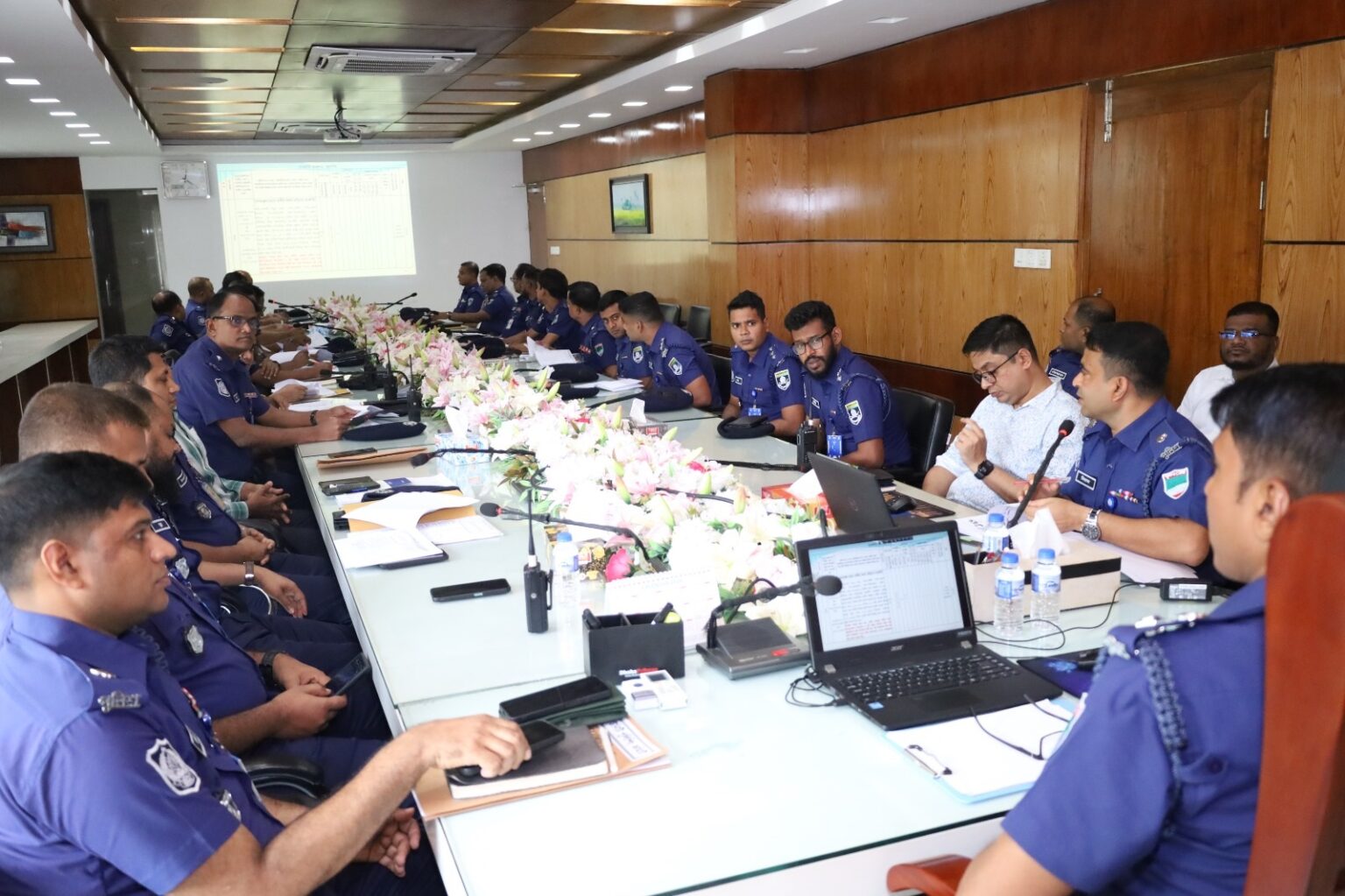 যশোর জেলা পুলিশের মাসিক অপরাধ পর্যালোচনা সভা অনুষ্ঠিত