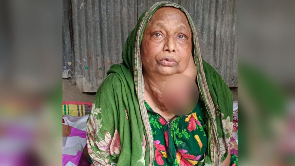 ক্যান্সার আক্রান্ত মাকে বাঁচাতে সন্তানের আহাজারি    