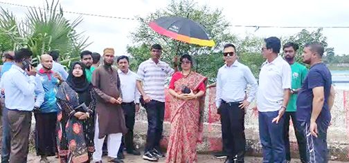 সাতক্ষীরায় খাল থেকে নেট-পাটা অপসারণ শুরু সাতক্ষীরায় খাল থেকে নেট-পাটা অপসারণ শুরু