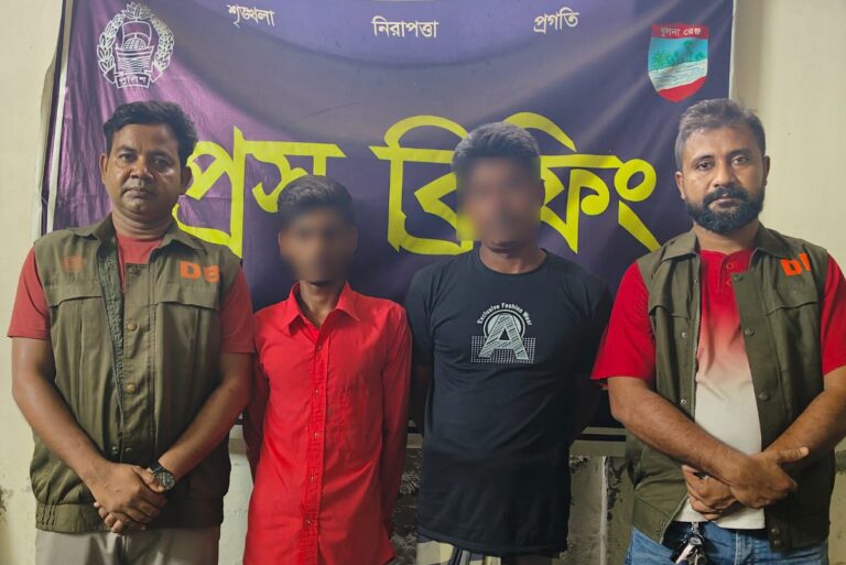 শার্শায় ৮০ পিস ইয়াবাসহ ২ মাদক কারবারি আটক
