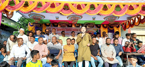 আরাফাত রহমান কোকো স্মরণে কালিগঞ্জে প্রীতি ফুটবল