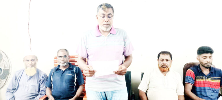 রামপালে সকল সরকারি খাল দখলমুক্তের দাবিতে সংবাদ সম্মেলন